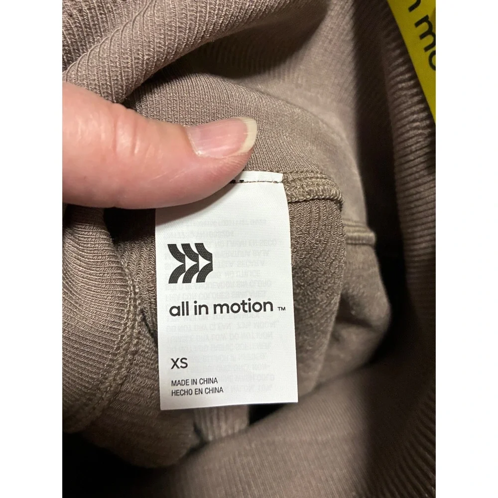 NWT All In Motion Tan High-Rise Leggings‎ Leggings Women's Size XS (C5)